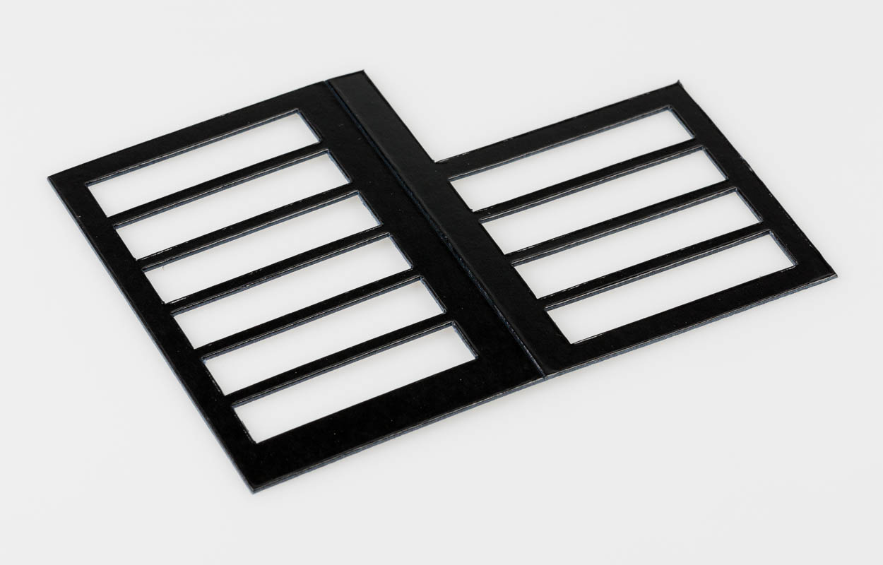 Aide à l'écriture Cartes postales format paysage, noir, carton Aide à l'écriture Cartes postales format paysage, noir, carton