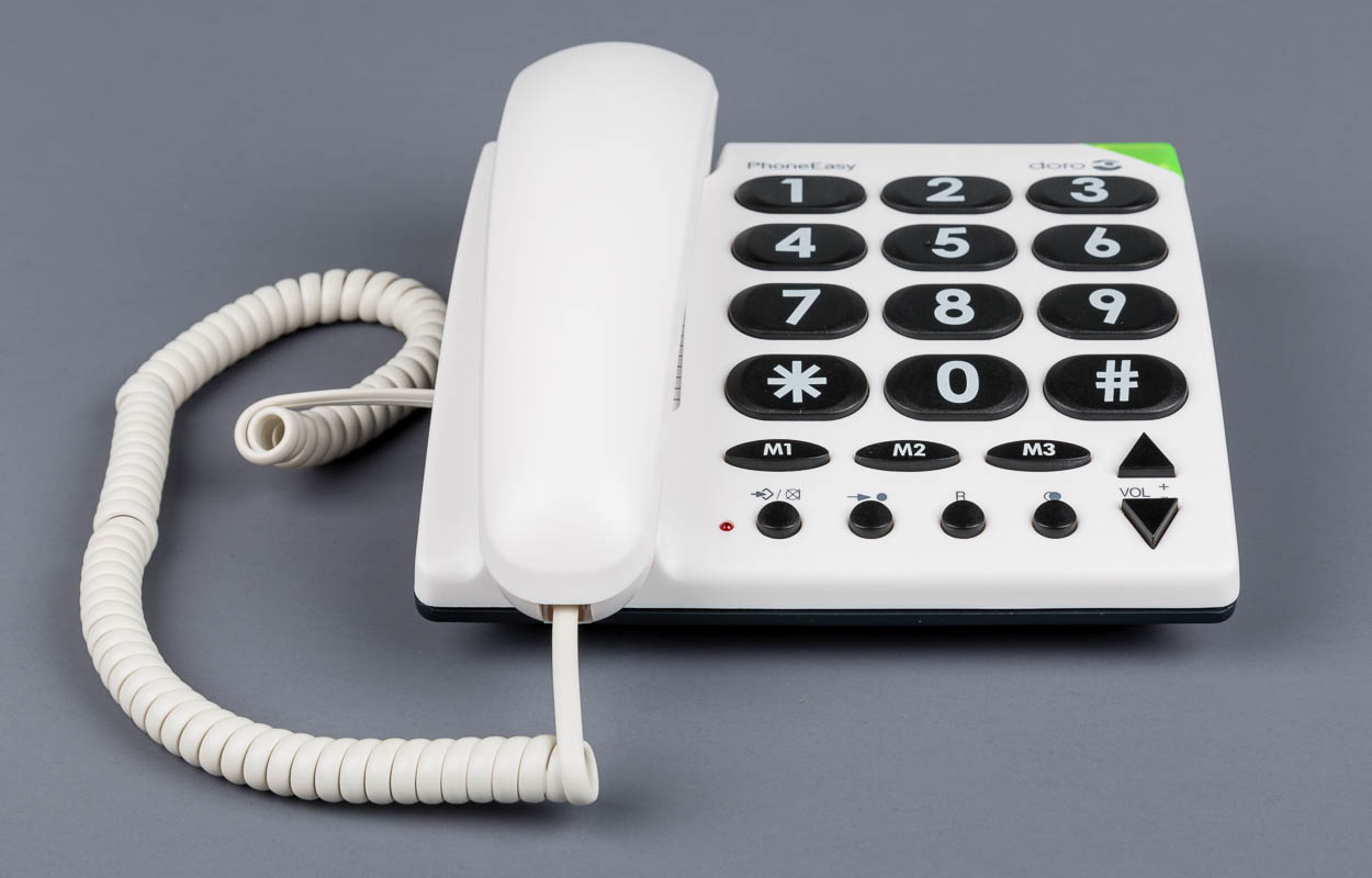 Téléphone 311C sans écran à fort contraste, filaire Téléphone 311C sans écran à fort contraste, filaire