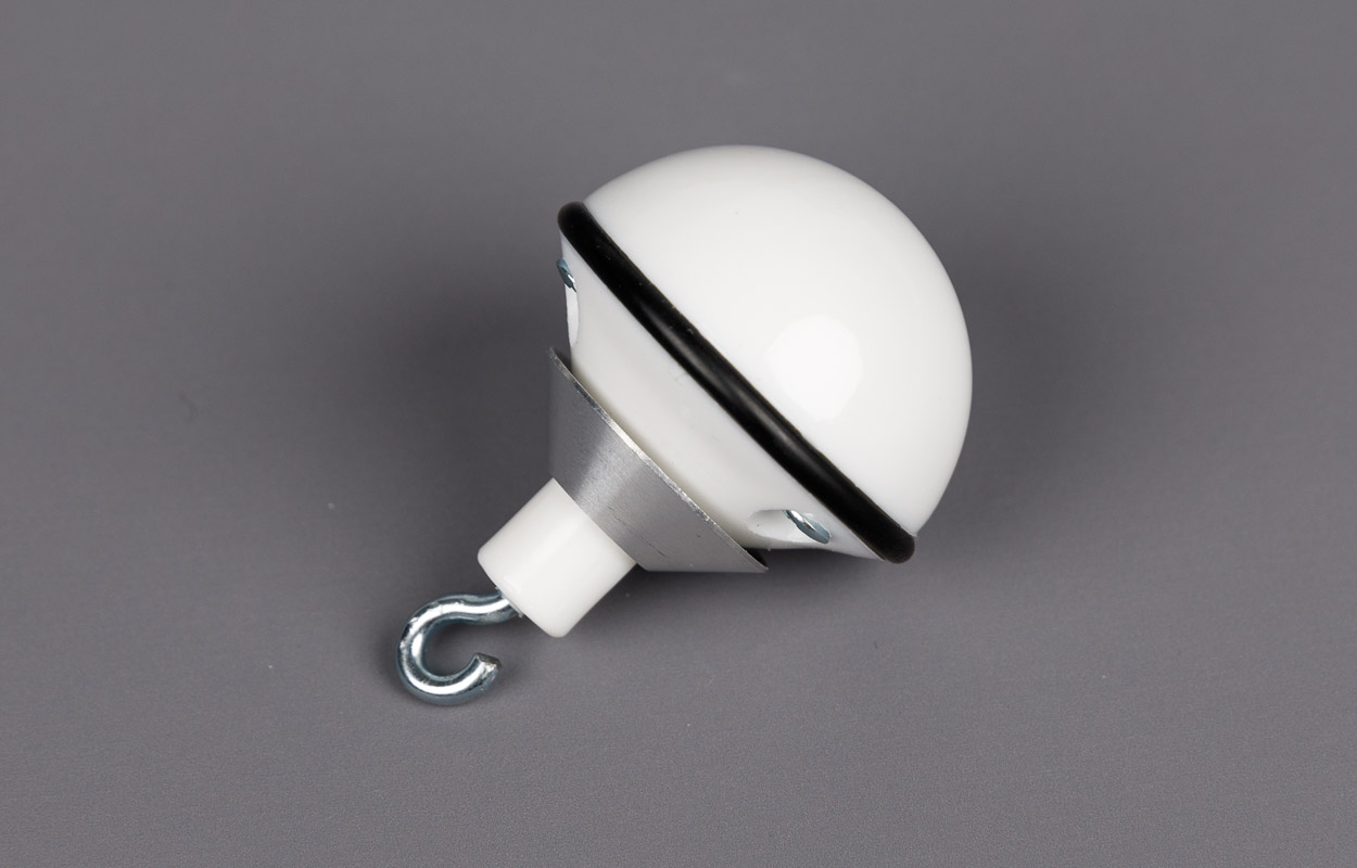 Kunststoffspitze Svarovsky 38 mm drehbar, Haken, LOT 2212025 Kunststoffspitze Svarovsky 38 mm drehbar, Haken, LOT 2212025