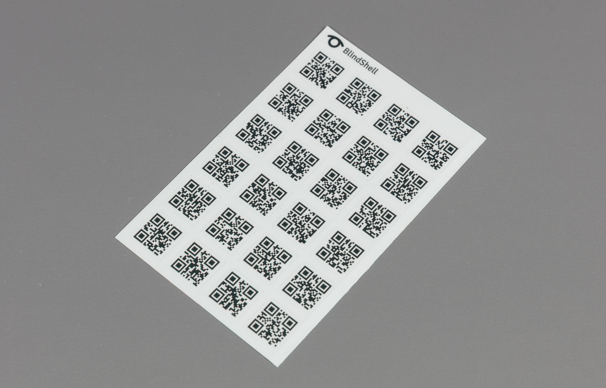 Etiquettes réutilisables pour Blindshell Classic et Classic 2 Etiquettes réutilisables pour Blindshell Classic et Classic 2