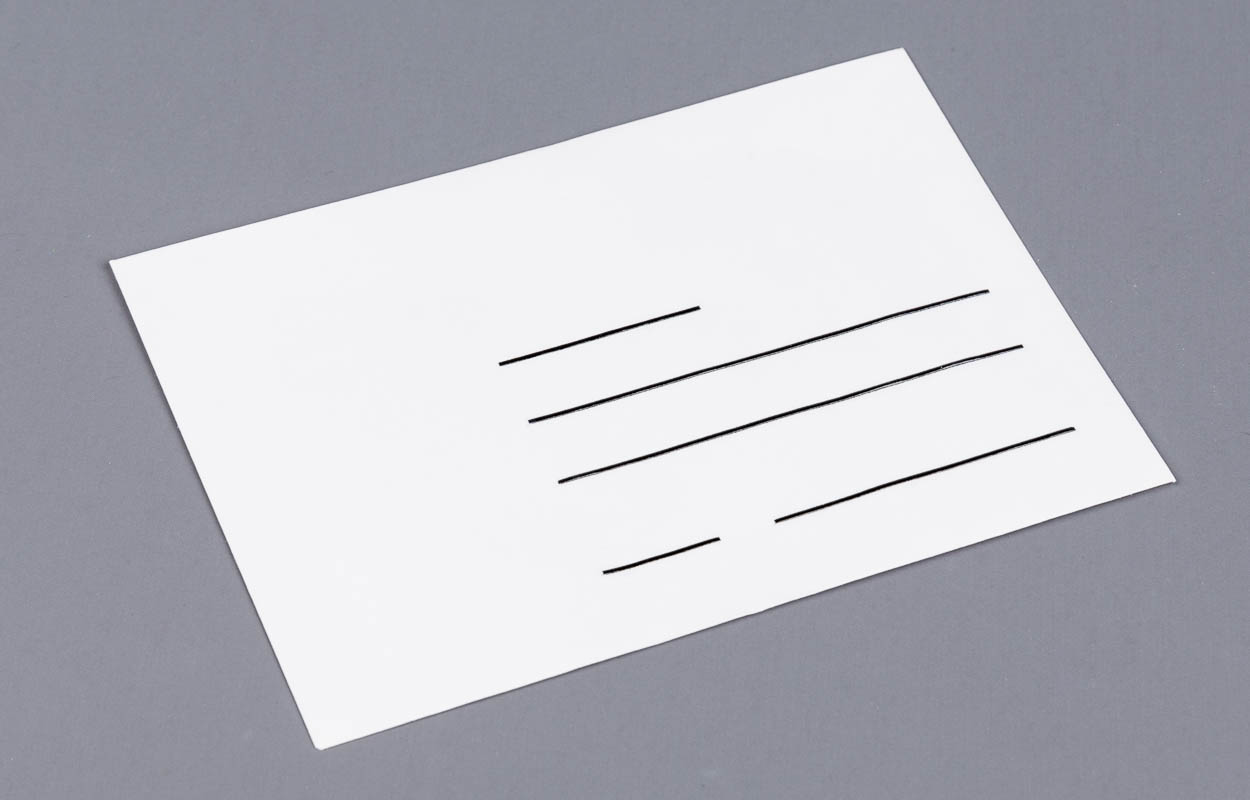 Couverts C6 taktil, Relieflinien, 10 Stk. Couverts C6 taktil, Relieflinien, 10 Stk.