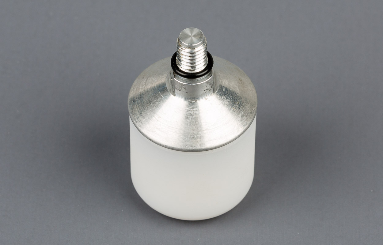 Kunststoffspitze Ambutech 34 mm Zylinder, drehbar, Alugewinde Kunststoffspitze Ambutech 34 mm Zylinder, drehbar, Alugewinde