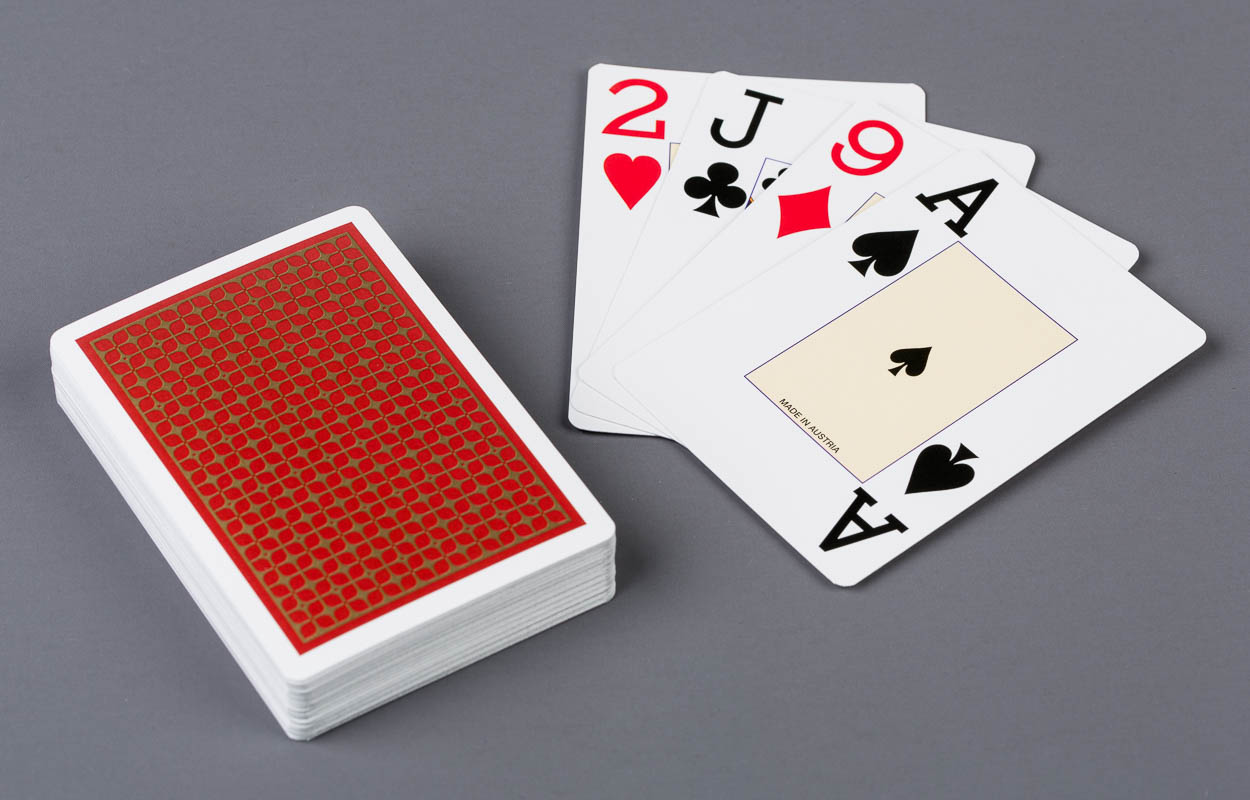 Cartes de Poker/Jass avec dos rouge Cartes de Poker/Jass avec dos rouge