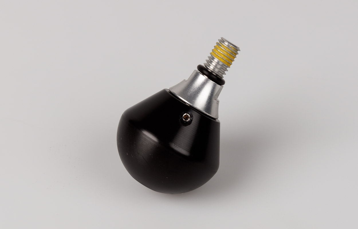 Kunststoffspitze Comde 35 mm Birne, drehbar, Metallgewinde Kunststoffspitze Comde 35 mm Birne, drehbar, Metallgewinde