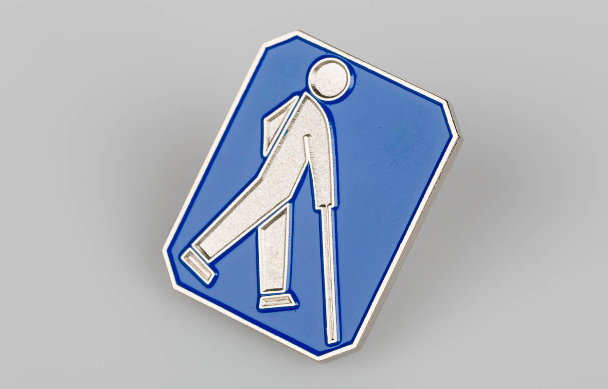 Pin Blindensignet 22 x 18 mm Pin Blindensignet 22 x 18 mm